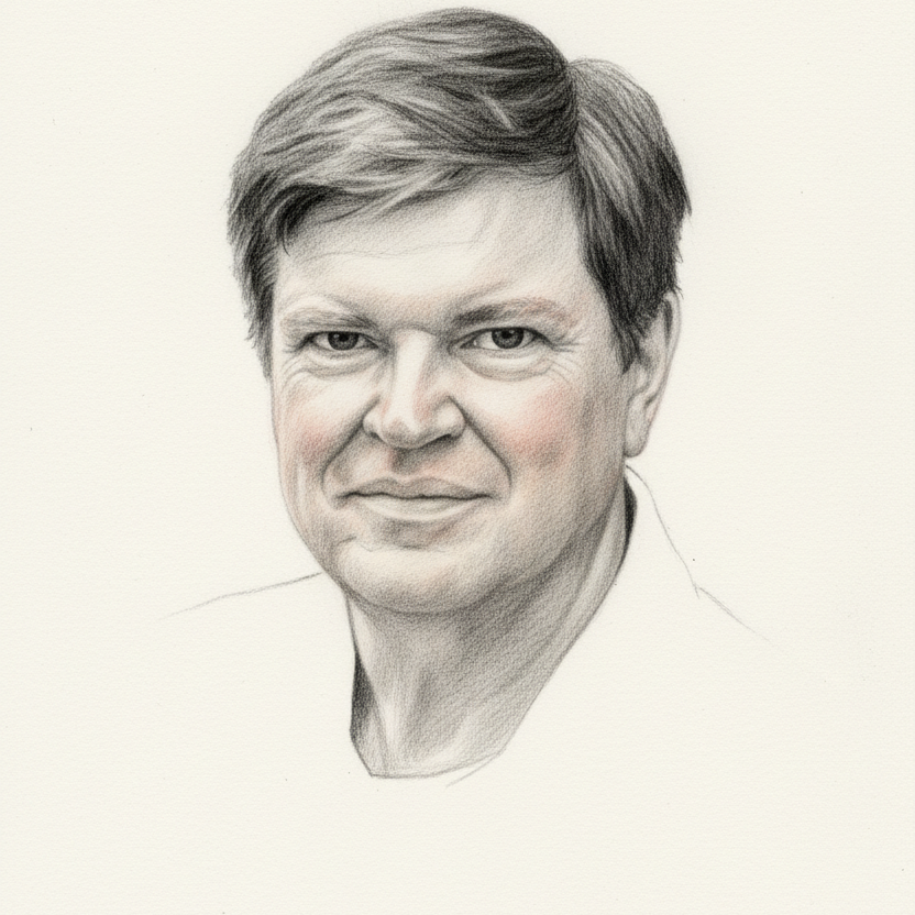 Yann LeCun — color pencil portrait